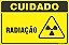 Placa de cuidado radiação - Imagem 1