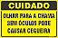 Placa de cuidado olhar para a chama sem óculos pode causar cegueira - Imagem 1