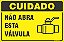 Placa de cuidado cromato de  sódio, evite contato! - Imagem 1