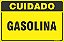 Placa de cuidado gasolina - Imagem 1