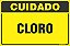 Placa de cuidado cloro - Imagem 1