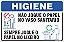Placa de higiene sempre jogue o  papel no lixeiro - Imagem 1