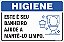 Placa de higiene este é seu  banheiro  ajude a  mantê-lo limpo. - Imagem 1