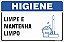 Placa de higiene limpe e  mantenha  limpo - Imagem 1