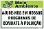 Placa de meio ambiente ajude-nos em nossos  programas de  combate à poluição - Imagem 1