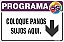 Placa de programa 5s coloque panos  sujos aqui. - Imagem 1