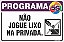 Placa de programa 5s não  jogue lixo na privada. - Imagem 1