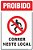 Placa de proibido correr neste local - Imagem 1