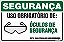 Placa de segurança uso obrigatório de: óculos de segurança nesta área trabalhe com segurança. - Imagem 1
