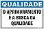 Placa de qualidade o aprimoramento é a busca da qualidade - Imagem 1