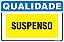 Placa de qualidade suspenso - Imagem 1