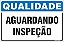 Placa de qualidade aguardando  inspeção - Imagem 1