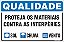 Placa de qualidade proteja os materiais contra as interpéries sol chuva vento - Imagem 1