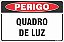 Placa de perigo quadro de luz - Imagem 1