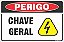 Placa de perigo chave geral - Imagem 1