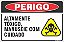Placa de perigo altamente  tóxico,  manuseie com  cuidado - Imagem 1