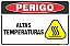 Placa de perigo altas temperaturas - Imagem 1
