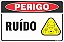 Placa de perigo ruído - Imagem 1