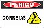 Placa de perigo correias - Imagem 1