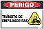 Placa de perigo trânsito de empilhadeiras - Imagem 1