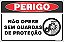 Placa de perigo não opere sem guardas de proteção - Imagem 1