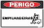 Placa de perigo empilhadeiras - Imagem 1