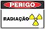 Placa de perigo radiação - Imagem 1