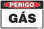 Placa de perigo gás - Imagem 1