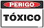 Placa de perigo tóxico - Imagem 1
