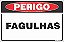 Placa de perigo fagulhas - Imagem 1