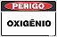 Placa de perigo oxigênio - Imagem 1