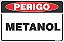 Placa de perigo metanol - Imagem 1
