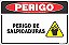 Placa de perigo perigo de salpicaduras - Imagem 1