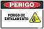 Placa de perigo perigo de entalamento - Imagem 1