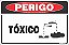 Placa de perigo tóxico - Imagem 1