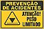 Placa de prevenção de acidente atenção! peso  limitado - Imagem 1
