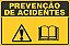 Placa de prevenção de acidente leia o manual - Imagem 1
