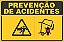 Placa de prevenção de acidente lugar de risco - Imagem 1