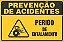 Placa de prevenção de acidente perigo de  entalamento - Imagem 1