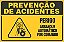Placa de prevenção de acidente perigo arranque automático por comando - Imagem 1
