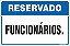 Placa de reservado para funcionários - Imagem 1