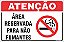 Placa de fumante de proibido área  reservada  para não  fumantes - Imagem 1