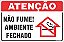 Placa de fumante não fume! ambiente  fechado - Imagem 1