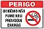 Placa de fumante proibido oxigênio não  fume nem provoque  chamas - Imagem 1