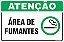Placa de fumante área de fumantes - Imagem 1
