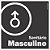 Placa de banheiro sanitário masculino - Imagem 1