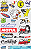 Cartela de adesivo sticker - 002 - Imagem 1