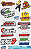 Cartela de adesivo sticker - 006 - Imagem 1