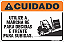 Placa de cuidado utilize a marcha ré para decidas e frente para subidas. - Imagem 1