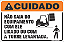 Placa de cuidado não saia do equipamento com ele ligado ou com a torre levantada - Imagem 1